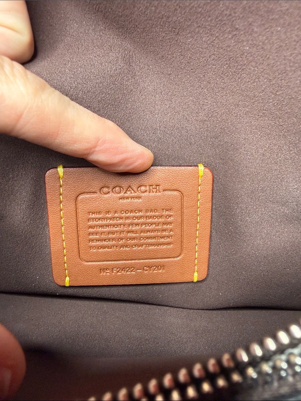 COACH TABBY 20 -Maple - Discontinued! - Picture 11 of 16